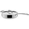 Image de Lagostina ACCADEMIA LAGOFUSION Sauteuse + couvercle 26 cm (3,3L) Inox 18/10 Tous feux dont induction Poignée rivetée robuste Italie Garantie 25 ans 011116032026