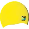 Image de SEAC Enfant Jr Bonnet de Bain Piscine pour Enfants en Silicone, Jaune, Taille Unique EU
