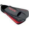Image de Seac Palmes courtes unisexes Shuttle 100 % silicone pour natation conçues pour l'entraînement de force ou de cardio, noir/rouge, 40 / 40