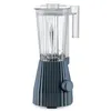 Image de Alessi Plissé MDL09 G - Mixeur Design avec Carafe Graduée, Résine Thermoplastique, Prise Européenne 700W, 1.5l, Gris