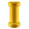 Image de Alessi Totem Domestici ES19 1 - Moulin à Sel, Poivre et Épices Design en Bois de Hêtre, Jaune, Noir et Blanc