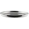Image de Alessi Extra Ordinary Texture JM14/35 T - Plateau Rond au Design Minimaliste en Acier Inoxydable 18/10 avec Décorations, Granulé en Relief, 35 cm