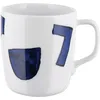 Image de Alessi Itsumo - Yunoki ware NF08/89 - Mug Design, Usage Quotidien, Esthétique Minimale, en Porcelaine Blanche avec Décor Samiro Yunoki, 30 cl
