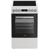 Image de WHIRLPOOL - Cuisinière blanche vitrocéramique 50 cm - W5V5LCW