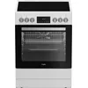 Image de WHIRLPOOL - Cuisinière blanche vitrocéramique 60 cm - W6V8LCSW