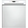 Image de Lave vaisselle encastrable 60 cm Whirlpool WBC3C26 - Lave vaisselle integrable Bandeau blanc - Classe énergétique A++ / Affichage temps restant - Départ différé