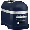 Image de KitchenAid Grille pain pour 2 tranches - Artisan - 7 niveaus de brunnage et fonction décongélation - Vintage design - 2 Large fentes - Toaster avec porte-sandwich - Bleu encre
