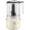 Image de KitchenAid Hachoir sans fil - Bol de 1,18 L sans BPA - 2 Vitesse et mode impulsion - 4 accessoires résistant au lave-vaisselle - Crème