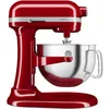 Image de KitchenAid Robot Pâtissier - Artisan - Robot cuisine multifonctions à Bol relevable - Batteur avec 4 accessoires et bol en inox de 5,6 L - Rouge empire