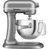Image de KitchenAid Robot Pâtissier - Artisan - Robot cuisine multifonctions à Bol relevable - Batteur avec 4 accessoires et bol en inox de 5,6 L - Gris argent
