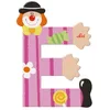Image de Lettre en Bois Clown E Sevi 1831 - Jouets en Bois décoration
