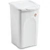 Image de Stefanplast Panier à Linge Primavera Line de Turquoise Intense - 25 Litre, Plastique, Blanc, 50 Litre