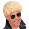 Image de W WIDMANN MILANO Party Fashion - Perruque Greaser, cheveux synthétiques, coiffures courtes, perruque cheveux courts hommes, années 60, rockabilly, rock'n'roll