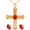 Image de Widmann "CARDINAL SET" (necklace with cross, 2 rings) -