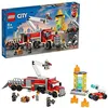 Image de LEGO© - LEGO City 60282 L’unité de commandement des pompiers, Jeu de construction de la caserne avec miniatures et camion de pompiers en occasion ou reconditionné