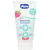 Image de Chicco 00002321100000 dentifrice au goût fraise sans fluor 12 M+ Blanc