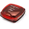 Image de Ariete 185 Hamburger Party Time, Machine à Hamburger, 1200 W, 2 Plaques, Rouge