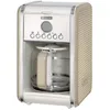 Image de Ariete Vintage Machine à Café Americano 1342, Cafetière Filtre, Carafe en Verre Trempé, Jusqu'à 12 Tasses, Minuteur 24 Heures, Arrêt Automatique, Anti-Gouttes, Capacité 1.5 L, 2000W, Beige