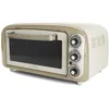 Image de Ariete Vintage Four 979, Four Électrique avec 3 Positions de Cuisson, Four à Pizza de 30 cm, Température Maximale de 230°C, Minuterie, Grille en Acier Inoxydable, 1300W, Beige