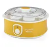 Image de Ariete 617 Yogurella Yaourtière électrique avec 7 pots en verre, Capacité totale 1,3 kg de yaourt, 20 W, Blanc/Jaune