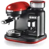 Image de Ariete, Moderna 1318 Machine à Café Espresso avec Moulin, Appareil Maxi Cappuccino, Arrêt Automatique, Moulin d'une capacité de 250 g, Rouge