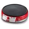 Image de Ariete Crêpière Party Time 202, Crêpière Électrique avec Plaque Anti-Adhésive, Plaque à Crêpes Électrique avec Spatule et Étaleur de Pâte Inclus, 1000W, Rouge