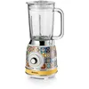 Image de Ariete 583 Positano, Blender Mixeur Électrique en Verre de 1,5 L, 4 Vitesses + Pulse avec Fonction Broyeur de Glace, 4 Lames en Acier Inox, 1000 Watt, Smoothies, Milkshakes et Granités