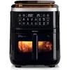 Image de Ariete 4636 Friteuse à air avec fonction vapeur et grill, 1700 W, déshydratation, 10 fonctions de cuisson, panier transparent, minuteur, noir