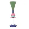 Image de CARMEN-Lampe à poser Aluminium H50cm blanc bleu pale rose vert bleu outremer Slide - designé par Gio Colonna Romano