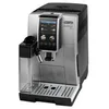 Image de De'Longhi Dinamica Plus ECAM380.85.SB, Machine Automatique à Café en Grain, Machine Cappuccino avec LatteCrema Hot, Cafetière Espresso à Grain avec 24 Recettes, TFT 3,5", Argent/Noir