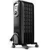 Image de De'Longhi Série Vento V550715.BG Radiateur à huile électrique, Chauffage électrique basse consommation, 7 éléments, minuterie, boutons intuitifs pour environnements jusqu'à 45 m³, 3 niveaux de
