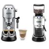 Image de De'Longhi ECKG6821.M Dedica Barista Bundle, Machine à Café Manuelle avec Moulin Électrique, Écran facile à utiliser, pour un espresso de qualité barista