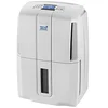 Image de De'longhi dds20p Déshumidificateur, capacité 20 l/jour, réservoir 4,5 l, 3 vitesses, système de pompage automatique, filtre amovible lavable, fonction séchage vêtements, poignées et roulettes, blanc