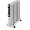 Image de De'Longhi Radia S - Radiateur à Huile pour Pièces jusqu'à 75m³, Chauffage Électrique avec Thermostat de Sécurité, 12 Éléments, Chauffage Personnalisé avec Antigel, Portable, 2500W, Blanc (TRRS1225)