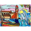 Image de Ville DE COLLIOURE - Tableau A COLORIER
