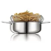 Image de Friteuse traditionnelle en inox avec panier Eatitaly Maxifry 26 cm Inoxriv
