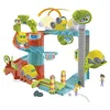 Image de Baby Clementoni - 17404 - Fun Garage - Parcours de Voitures pour Bébés à partir de 18 mois et plus - Contient 1 petit Véhicule - Garage avec Ascenceur et Passerelle à Voitures