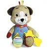 Image de Clementoni - Peluche Chiot - Pete The Puppy - Coffret Cadeau - Doudou Educatif - Développement Multisensoriel - Tissu Doux - Accessoire à Mordiller - pour Enfants Dès 0 Mois