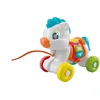 Image de Clementoni - Mon Poney à Tirer - Jouet d'Eveil - Jeu Premier Age - Inciter Bébé à se Lever et à Marcher - Animal avec Ficelle et roulettes - pour Enfants Dès 6 Mois