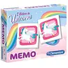 Image de Clementoni - Memo Pocket Licorne, 18032, Multicolore