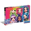 Image de Clementoni - 20343 - Supercolor - Rainbow High - 104 Pièces - Puzzle Brillant des Personnages - Jeu de Création et Logique pour Enfants à partir de 6 Ans et Plus -