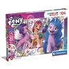 Image de Clementoni - 25731 - Supercolor - My Little Pony - 104 Perles Scintillantes - Puzzle du Dessin Animé - Jeu de Création et Logique pour Enfants à partir de 6 Ans et Plus -