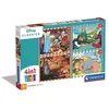 Image de Clementoni - 21523 - Puzzle Supercolor 4 en 1 - Disney Classics - 12+16+20+24 pièces, puzzle pour enfants de 3 ans, puzzle dessin animé, fabriqué en Italie