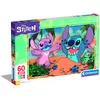 Image de Clementoni | Puzzle Disney Stitch 60 Maxi Pièces pour Enfants 4 Ans+ | Supercolor | 62 x 42 cm | Activité Motricité Observation | Jeu Éducatif Éco-Conçu | Ideé Cadeau | Jeu de Societé
