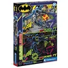 Image de Clementoni- Batman Supercolor Glowing Lights-Batman-104 Pièces, Enfants 6 Ans, Puzzle Dessin Animé-Fabriqué en Italie, 27175