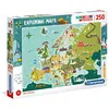 Image de Clementoni- Europe : Drapeaux et Nature, 29062, Multicolore