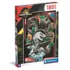Image de Clementoni   Puzzle Enfant Jurassic World Super 180 Pièces   7 Ans et +   Jeu de société Dinosaures, Aventure, Patience   Idée Cadeau