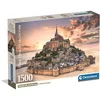 Image de Clementoni - Puzzle pour Adultes 1500 Pièces, HQC The Mont Saint-Michel Rising Compact Fabriqué en Italie, 31730