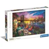 Image de Clementoni | Puzzle Manhattan Balcony Sunset 3000 Pièces Adultes 10 Ans+ | 118,4x84,5 cm | Panorama New York Décoratif | Activité Détente Loisir Créatif | Éco-Conçu | Idée Cadeau Jeu de Societé