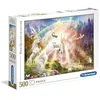Image de Clementoni - 35054 - High Quality Collection Puzzle - Licornes au lever du soleil - 500 Pièces
